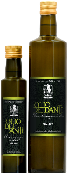 Olio dei Danti - olio extra vergine di oliva Arnasca